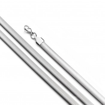 Çelik Kolye Yassı İtalyan Zincir 3X5Mm