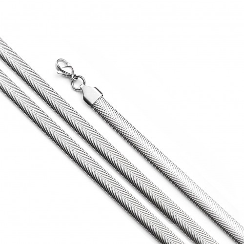 Çelik Kolye Yassı İtalyan Zincir 3X5Mm