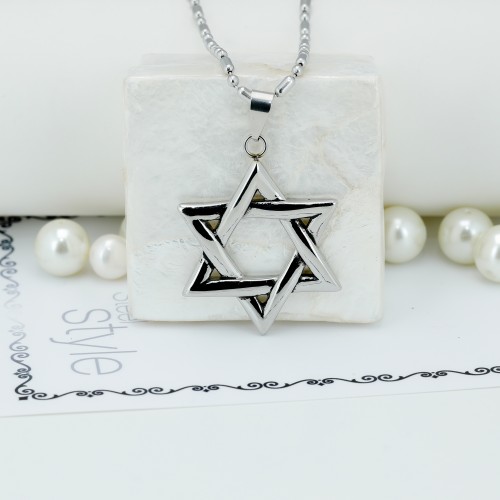 Davut Yıldızı Çelik Kolye Ucu