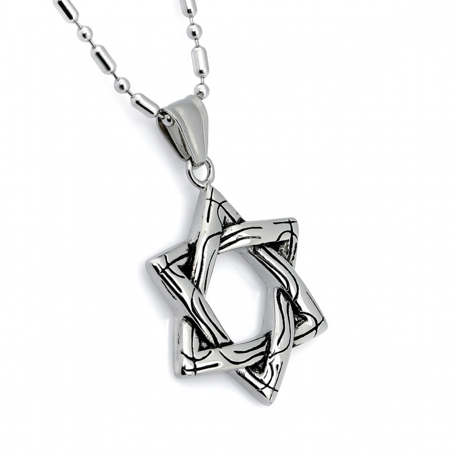 Toptan Davut Yıldızı Çelik Kolye Ucu Fiyatları