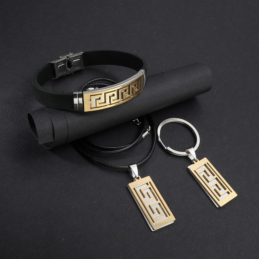 Toptan Desenli Bileklik Kolye Anahtarlık Set Fiyatları