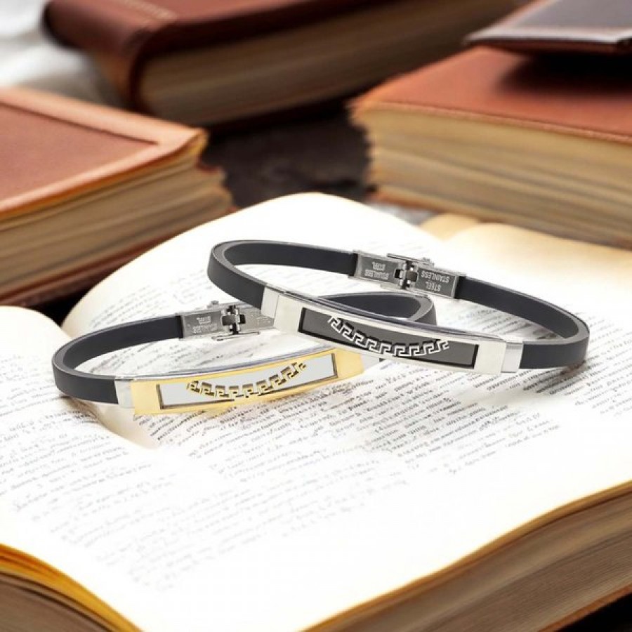 Desenli Çelik Bileklik