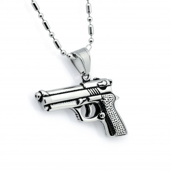 Desert Eagle Tabanca Çelik Kolye Ucu