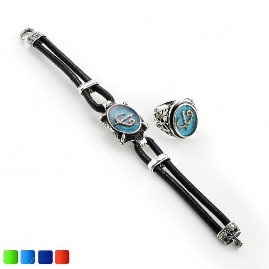 Leather Bracelet 6218