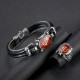 Leather Bracelet 6218