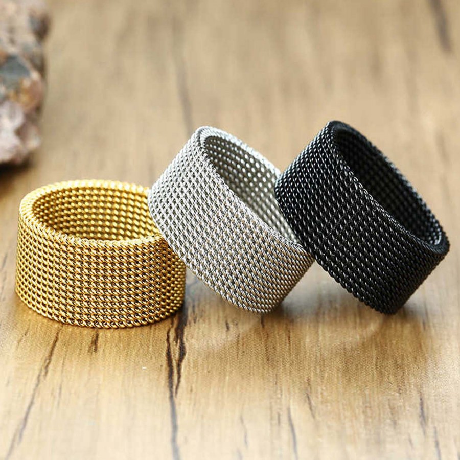 Esnek Hasır Örgülü Çelik Yüzük