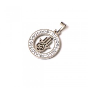 Fatma Ana Eli Çelik Kolye Ucu