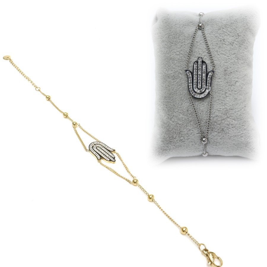 Fatma Ana Eli Kadın Çelik Bileklik