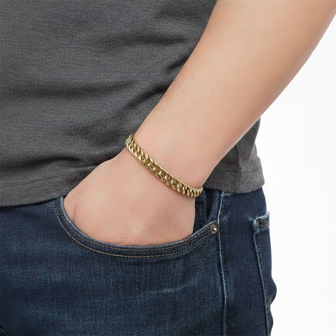 Men's Full Steel Bracelet 13960