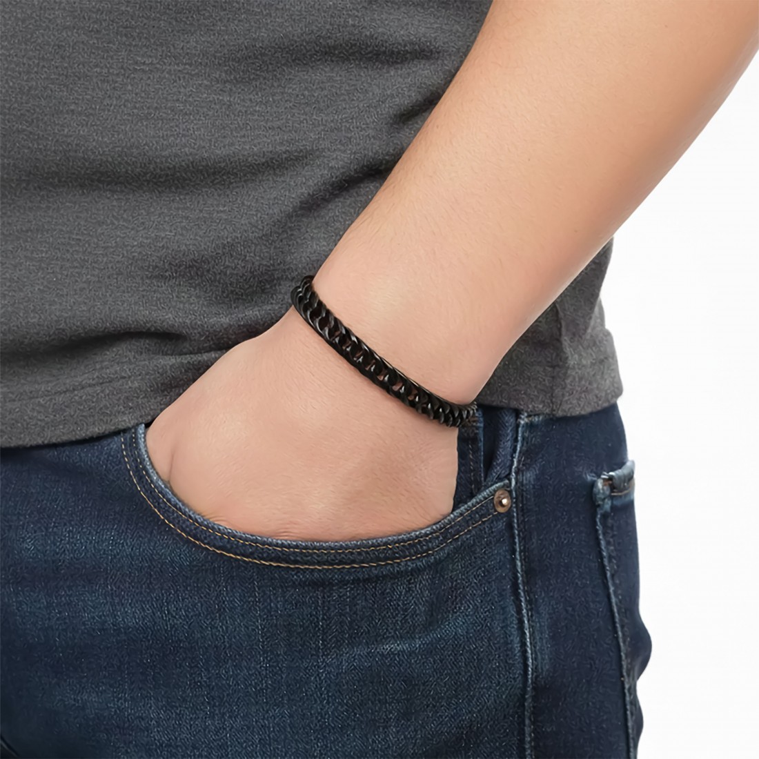 Men's Full Steel Bracelet 13960