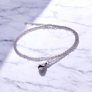 Forse Minik Boy Zincir Çelik Kolye 1mm