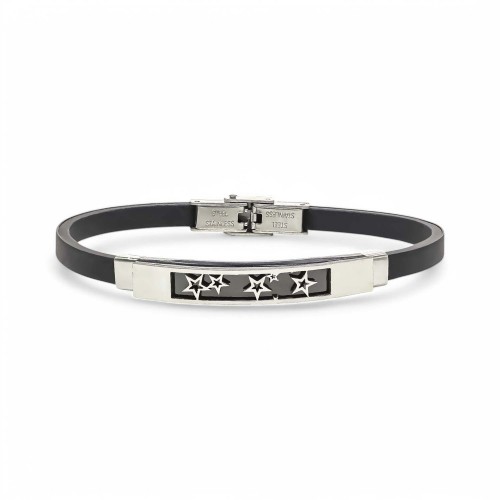 Galaksi Yıldızlar Desenli Çelik Bileklik