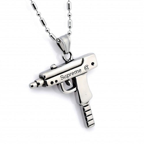 Gangsta Uzi Çelik Kolye Ucu