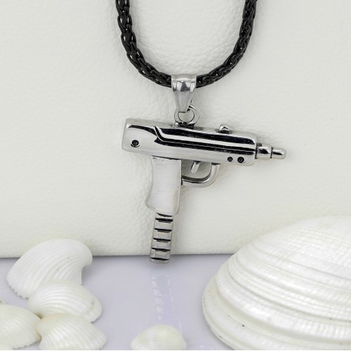 Gangsta Uzi Çelik Kolye Ucu