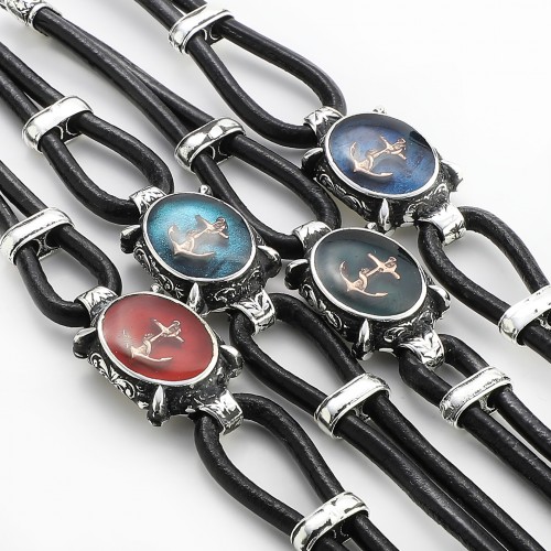 Leather Bracelet 6156