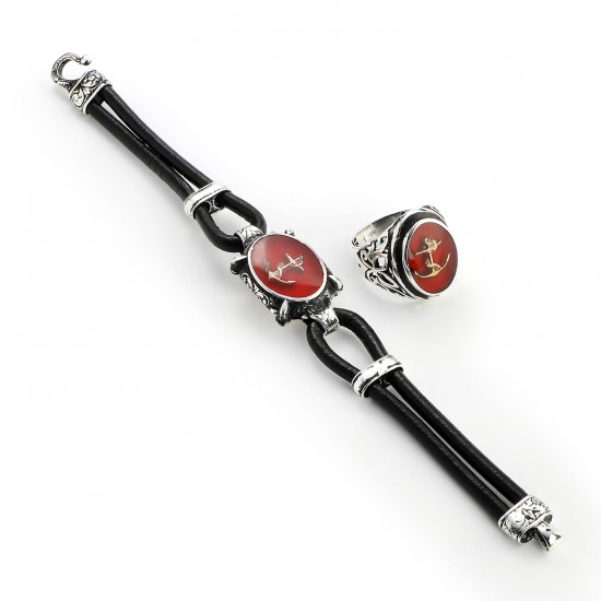 Leather Bracelet 6219