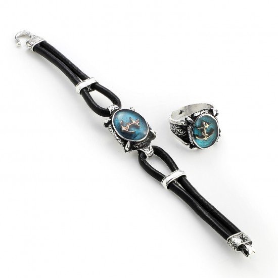 Leather Bracelet 6219