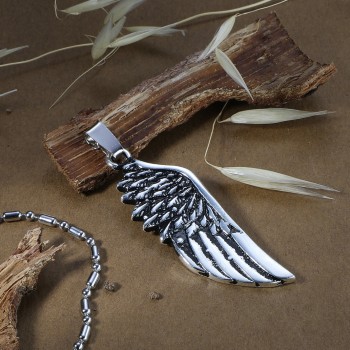 Getss Kartal Kanadı Paslanmaz Çelik Kolye Ucu