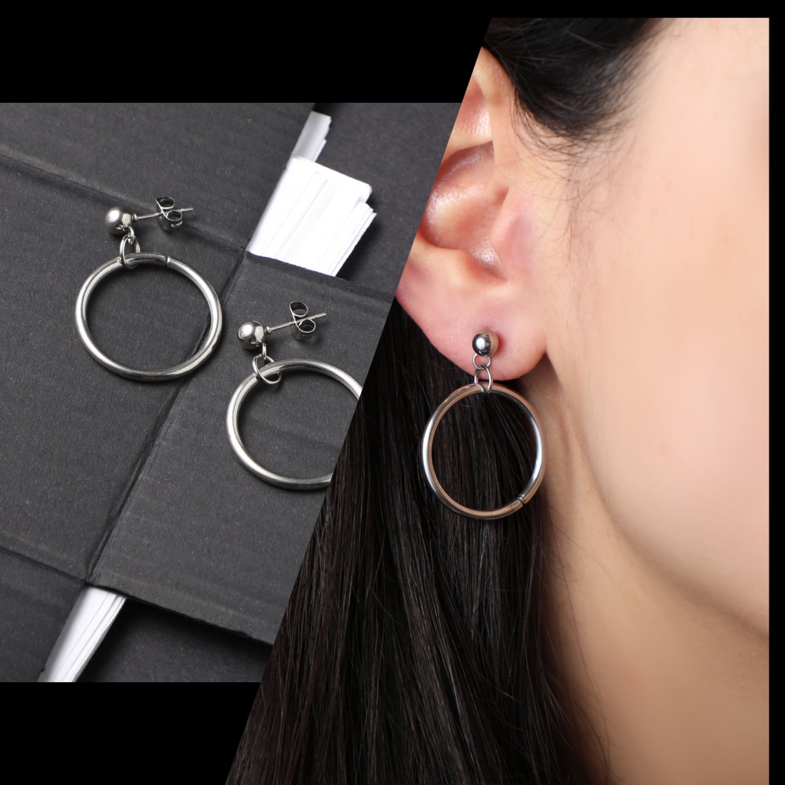 Toptan Halka Sallantılı Çelik Küpe Fiyatları