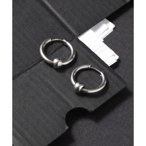 Halka Top Çelik Küpe