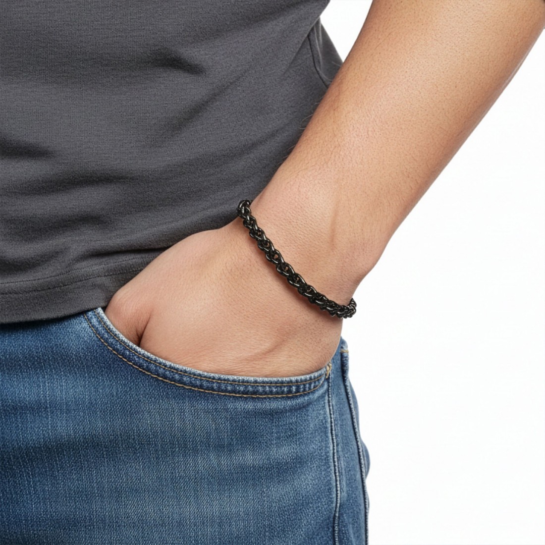 Men's Full Steel Bracelet 13936