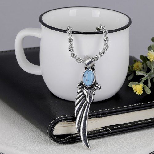 Horusun Kanadı Çelik Kolye Ucu