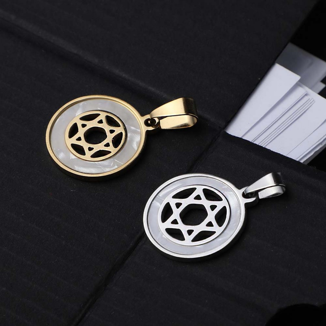 Toptan Hz Süleyman Mührü Çelik Kolye Ucu Fiyatları