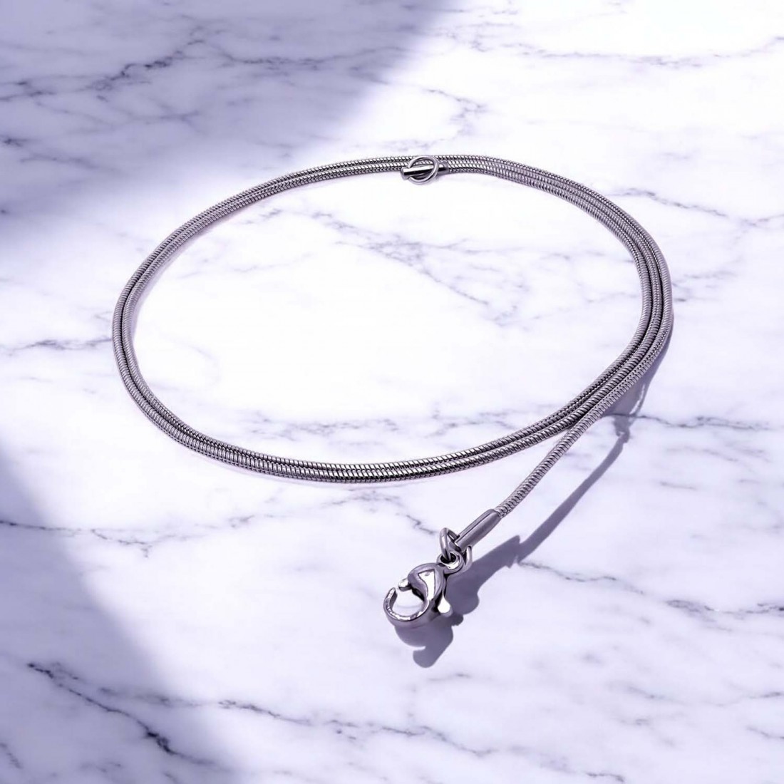 İnce Çelik Kolye 1mm