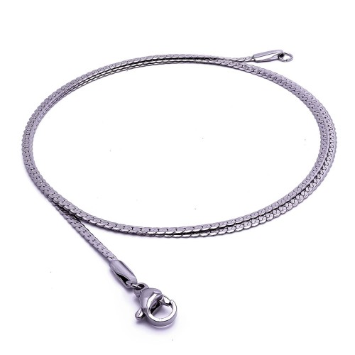 İnce Çelik Kolye 1mm