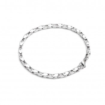 İnce Kare Çelik Zincir Bileklik