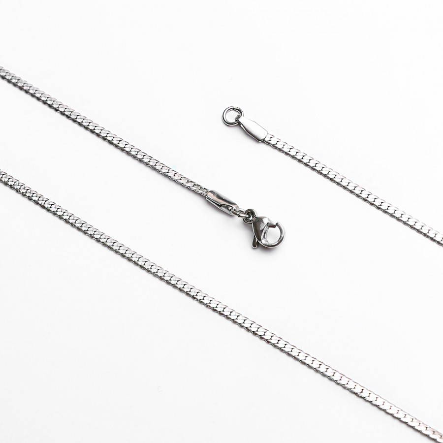 Toptan İnce Sık Geçmeli Çelik Kolye Modeli Fiyatları