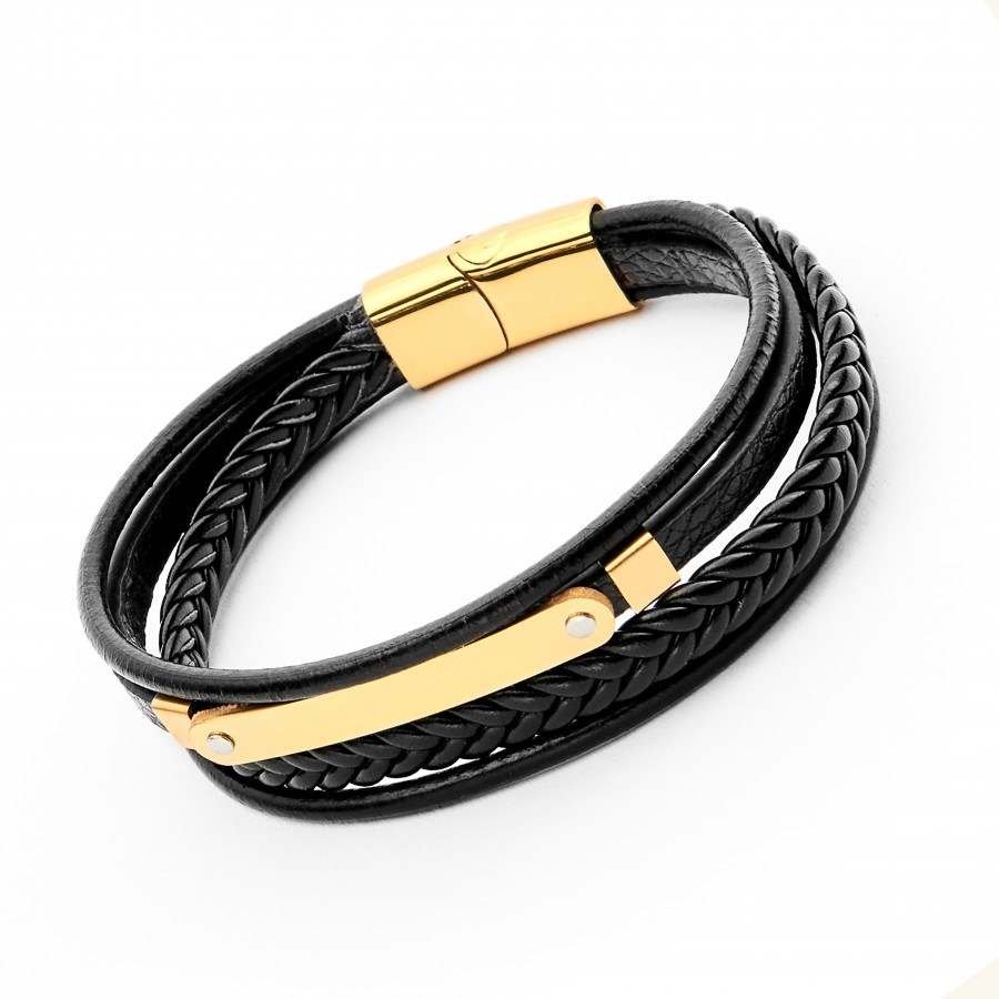 Toptan İsim Yazılabilen Çoklu Hakiki Deri Çelik Bileklik Fiyatları