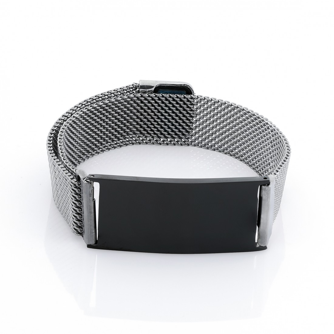 Toptan İsim Yazılabilen Palakalı Hasır Orgü Çelik Kordonlu Bileklik Fiyatları