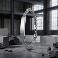 Men's Natural Stone Steel Bracelet 14187