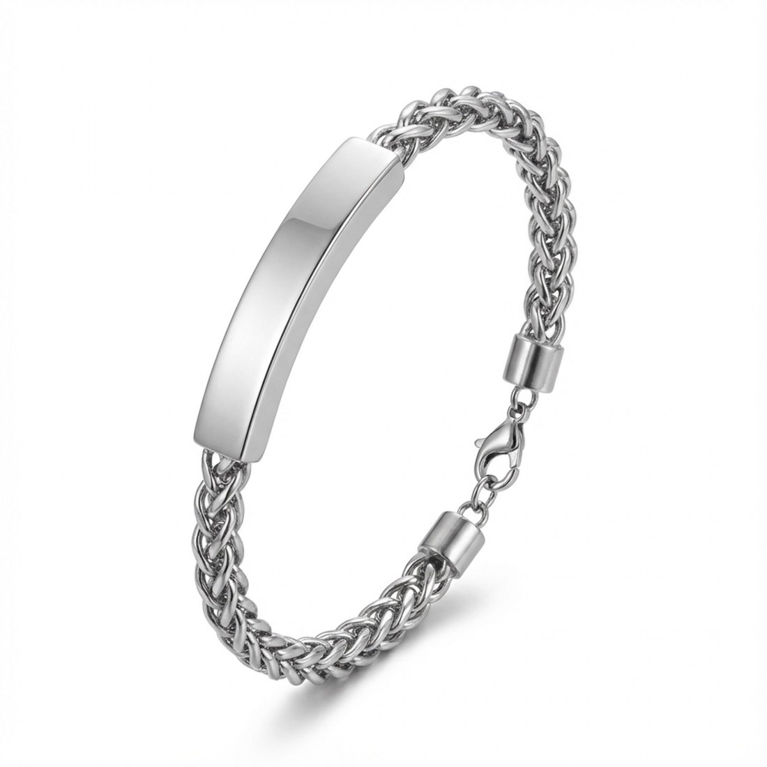 Men's Natural Stone Steel Bracelet 14187