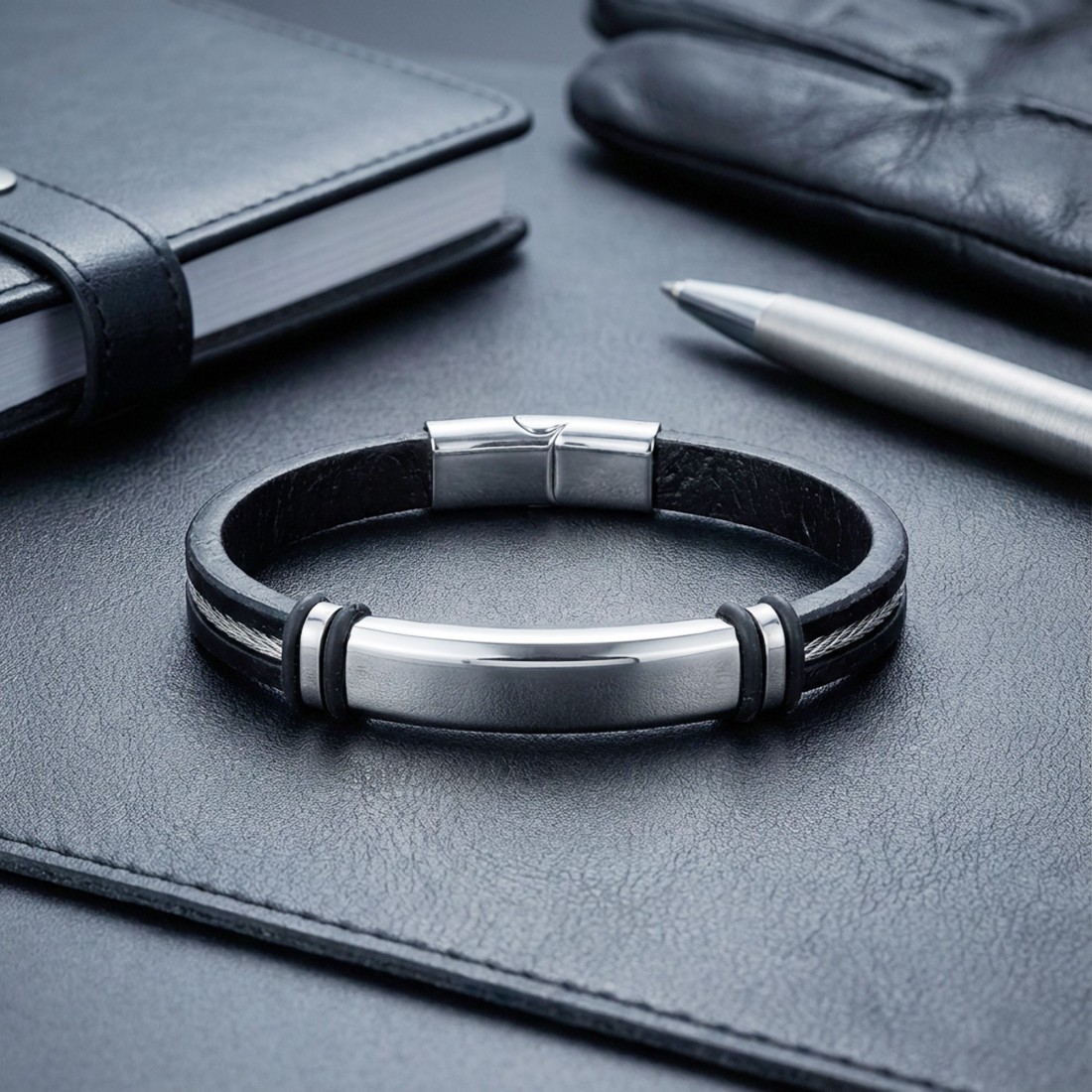 Men's Leather Bracelet 13988