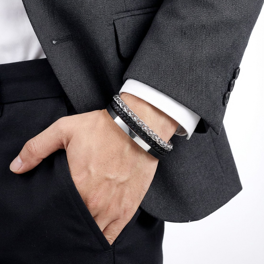 Men's Steel Bracelet 14168