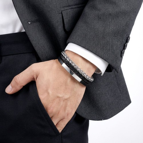 Men's Steel Bracelet 14168