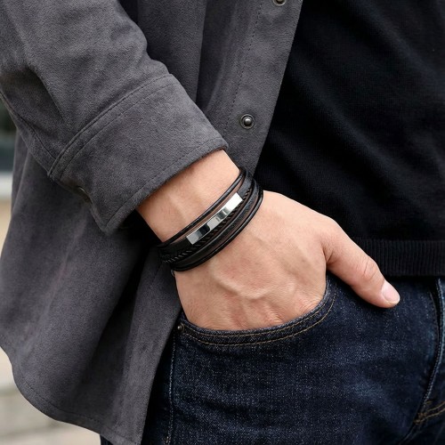 Men's Steel Bracelet 14157