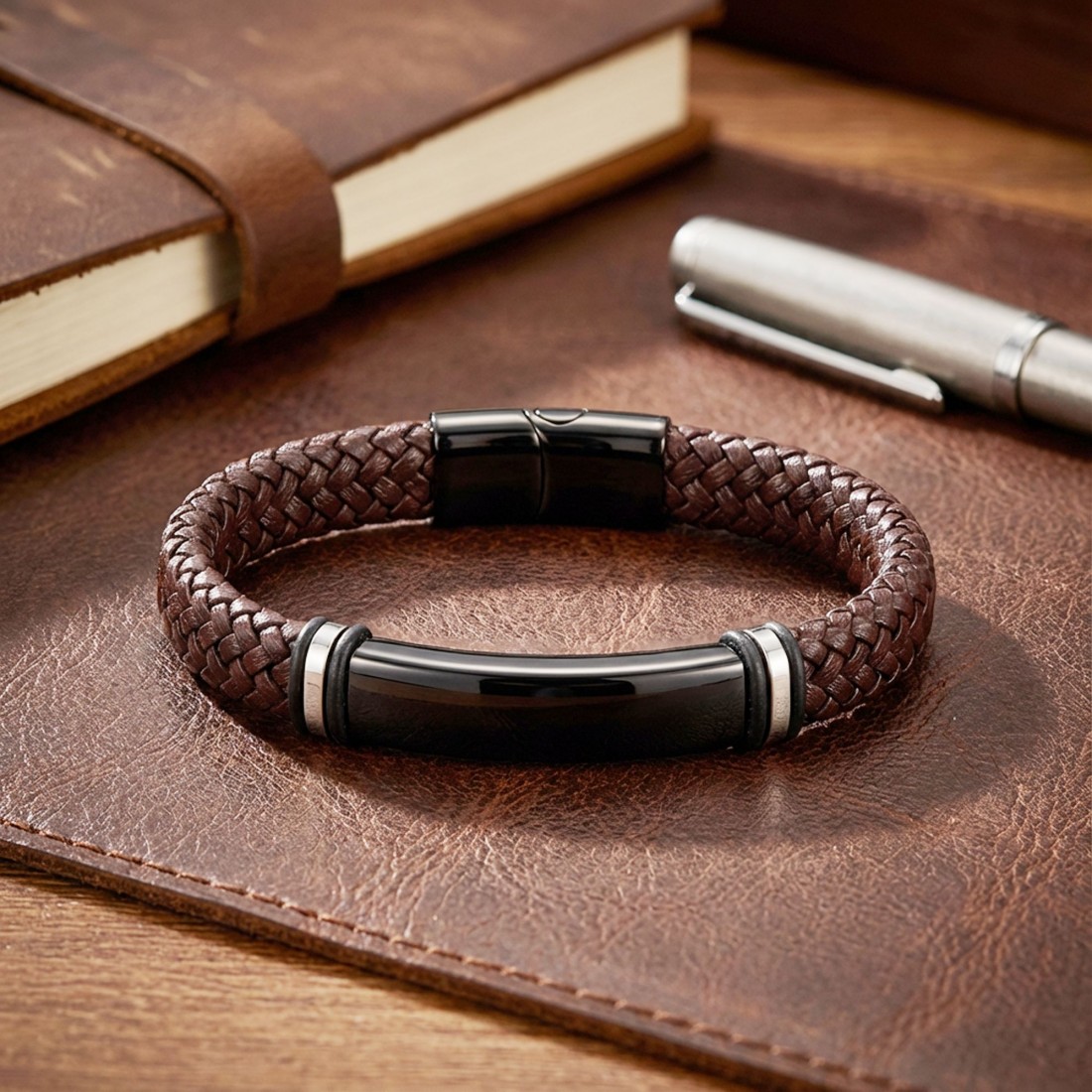 Men's Leather Bracelet 14017