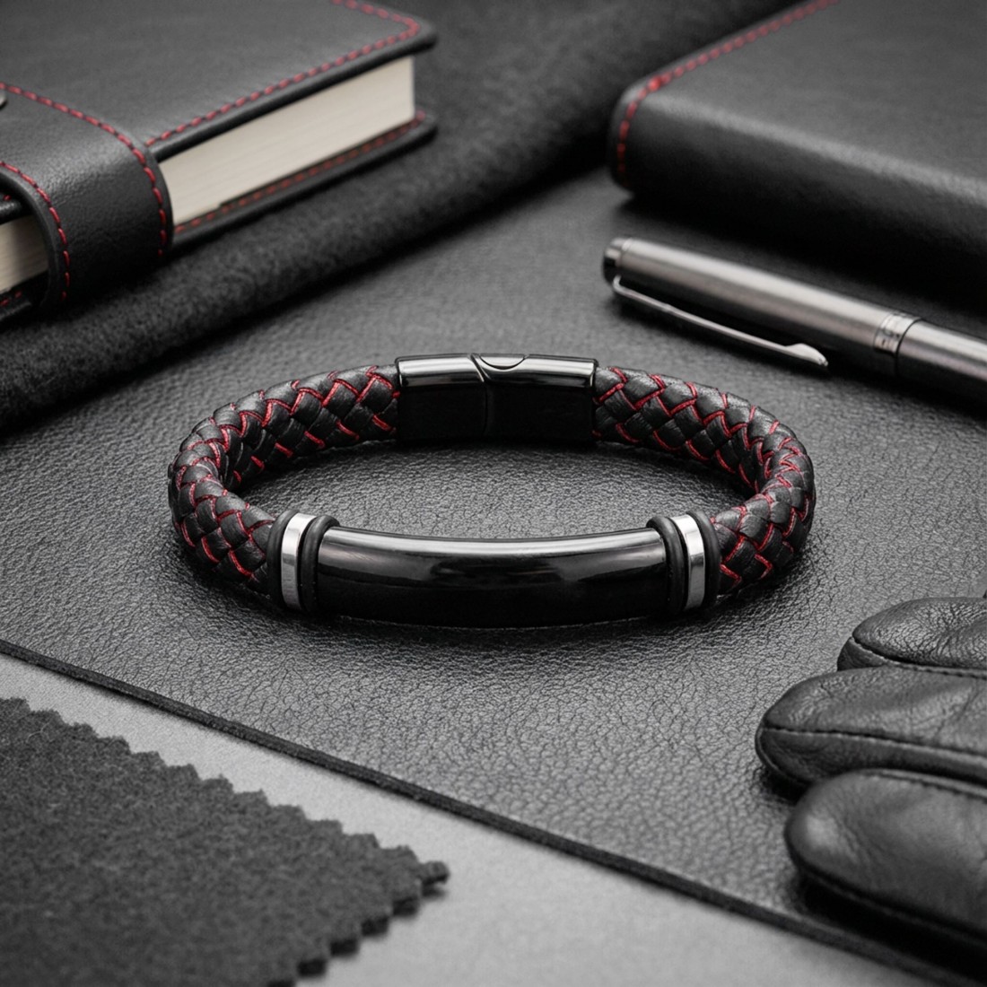Men's Leather Bracelet 14005