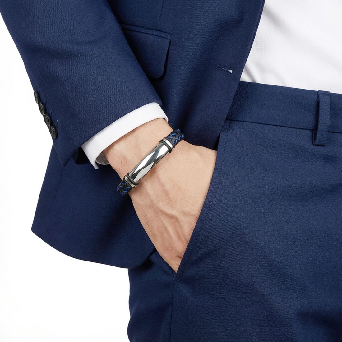 Men's Leather Bracelet 14002