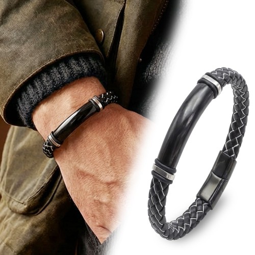 Men's Leather Bracelet 14011