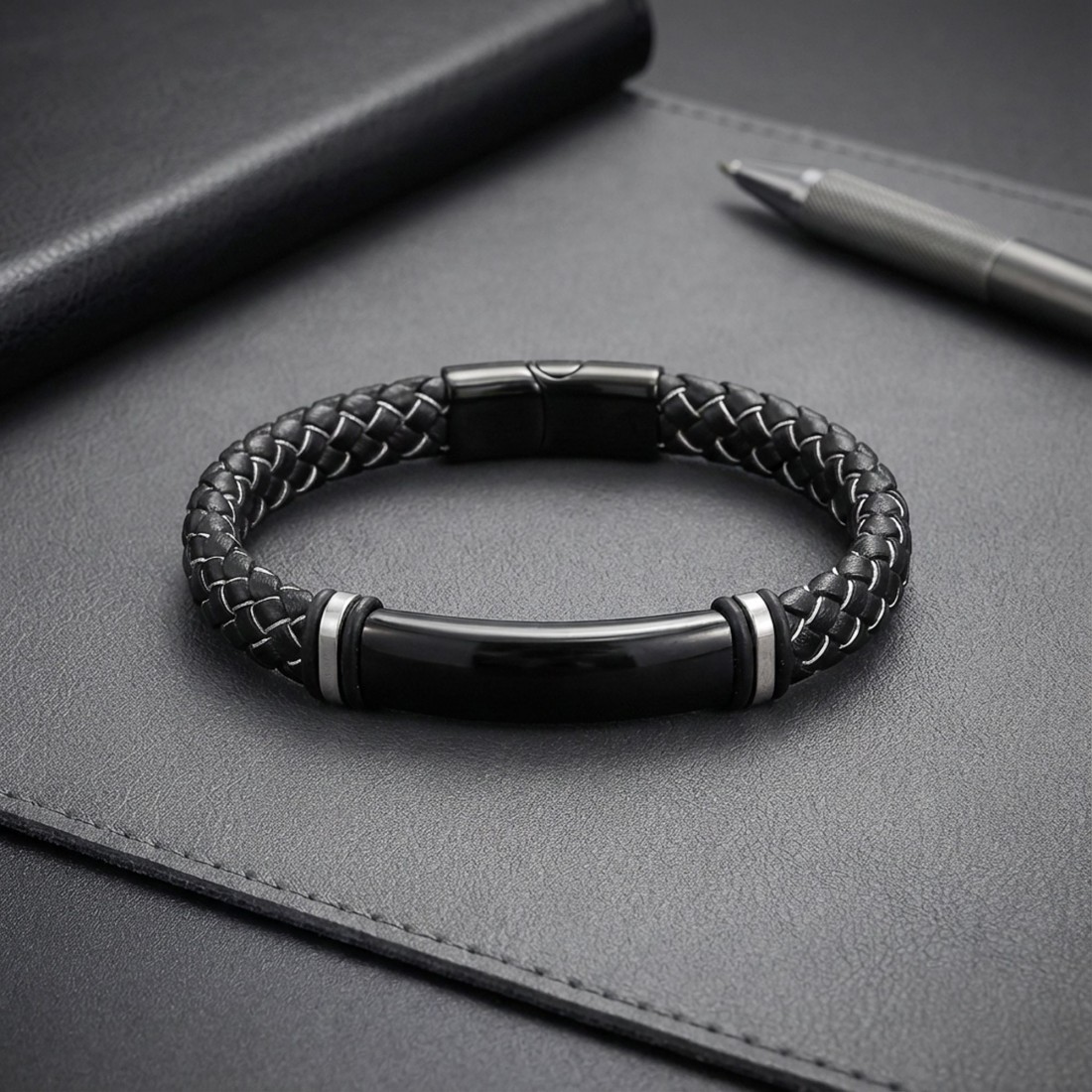 Men's Leather Bracelet 14011