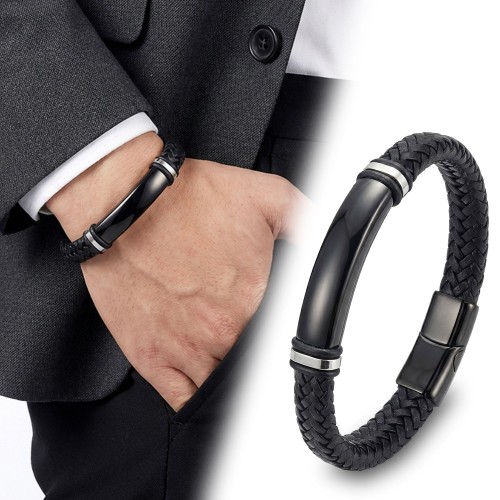 Men's Leather Bracelet 13996