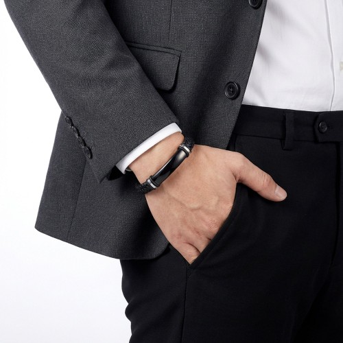 Men's Leather Bracelet 13996