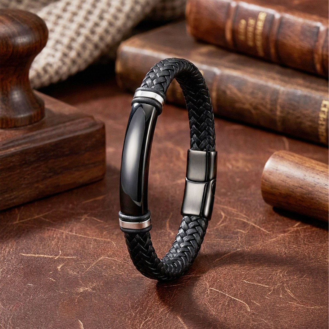 Men's Leather Bracelet 13996