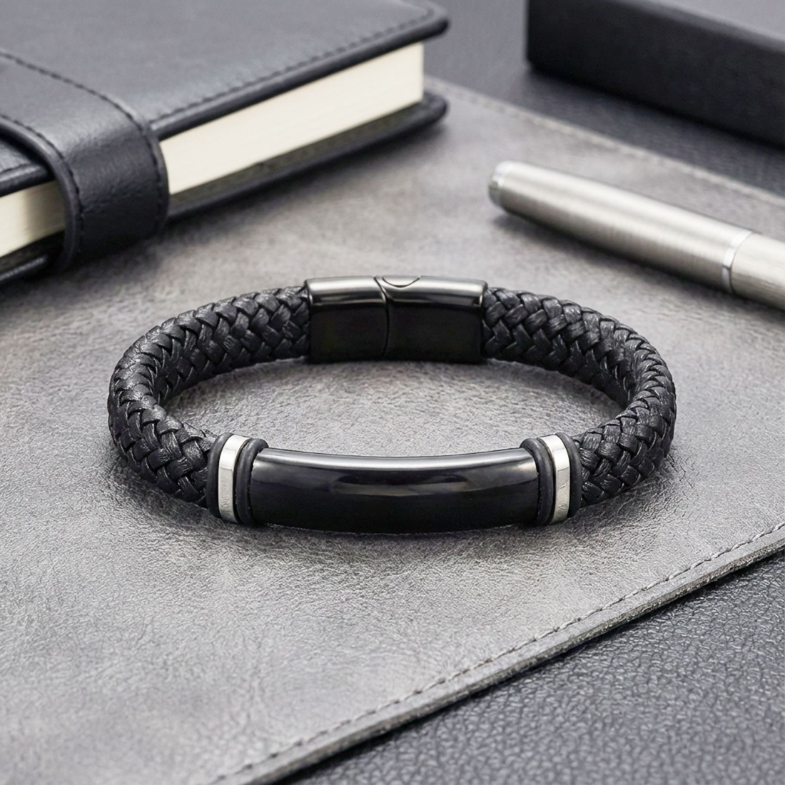 Men's Leather Bracelet 13996