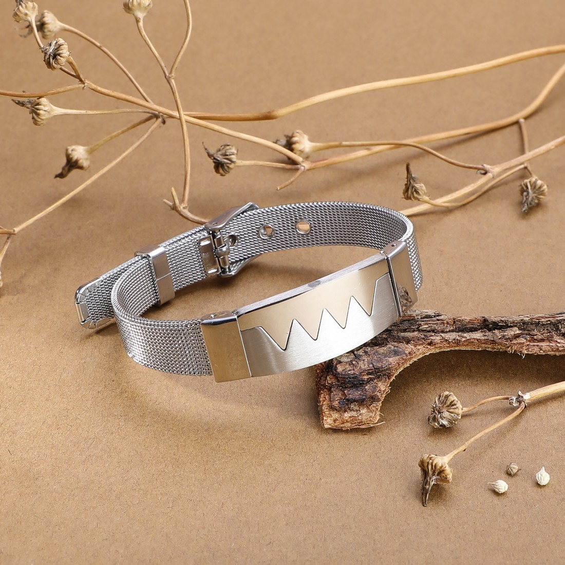 Toptan İşlemeli 316L Ayar Çelik Hasır Kordonlu Bileklik Fiyatları