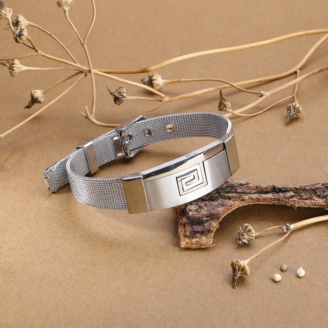 Toptan İşlemeli 316L Ayar Çelik Hasır Kordonlu Bileklik Fiyatları